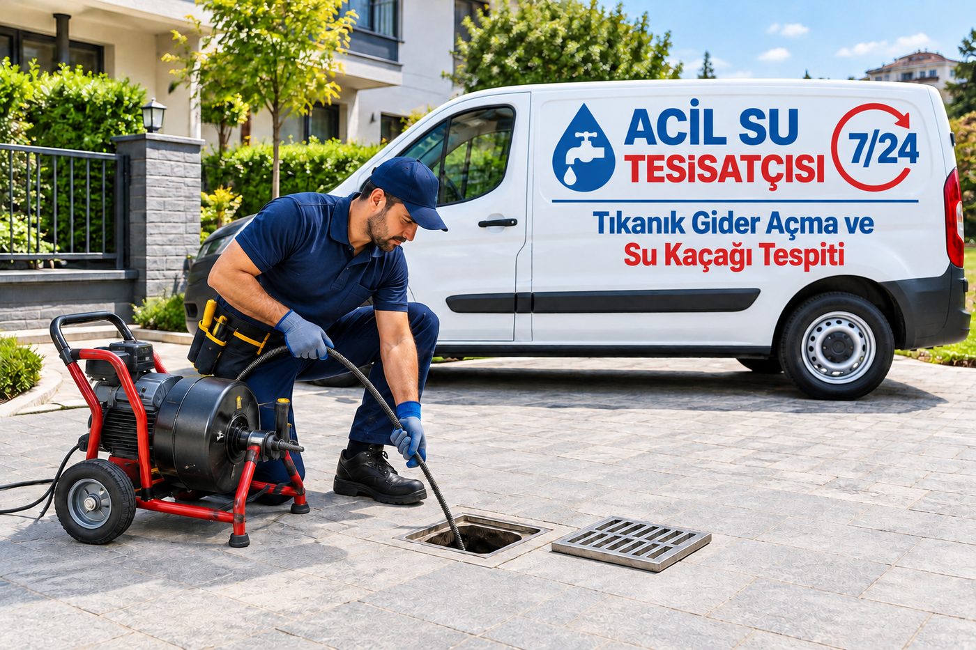 Adana Sucu - Adana Sucu acil su tesisatçısı servis aracı ve logar açan usta